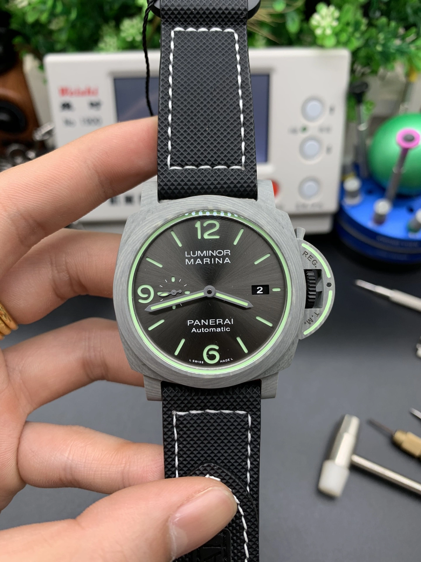 WeatherProof CBD Factory Panerai Luminor Marina Fibratech™ 44mm PAM01119 “70th Anniversary” 1:1 Super Clone – DDP.9010 Movement 380